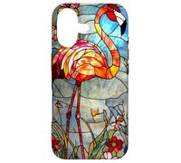 Crimson Flamingo with Morning Glow and Flora Case for iPhone 17