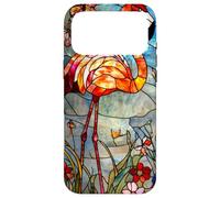 Crimson Flamingo with Morning Glow and Flora Case for iPhone 17 Pro Max