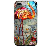 Crimson Flamingo with Morning Glow and Flora Case for iPhone 7 Plus/8 Plus