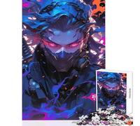 Crimson Gaze Assassin 1000 Pieces Jigsaw Puzzles for Teenagers Boost Cognitive Clarity And Sharpness Mindful Calm Play Enjoyment (38x26cm)