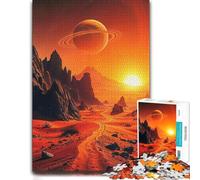 Crimson Horizons Call Jigsaw Puzzle for Adults 1000pcs (70x50cm) Challenge | A gift idea for puzzle lovers for cold-weather weekends for relaxed family time.