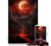 Crimson River for Adults 1000 Piece Jigsaw Puzzle Mindful Game Quality Print Happy Challenge Unique Gift (38x52cm)