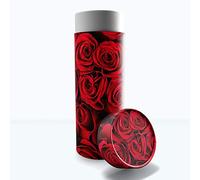 Crimson Rose Scattering Tubes for Human Ashes TSA Approved Scattering Urn and Eco-Friendly Biodegradable Urns for Human Ashes & Biodegradable Urn for Burial at Sea