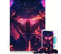 Crimson Samurai 1000 Piece Jigsaw Puzzles for Adults Relax Game Good Thick Fun Hobby Xmas Surprise (38x26cm)
