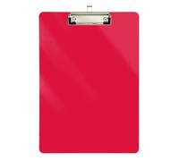 Crimson Solid Color Pure Plain Organizer with clipboard Standard Hole for Football Softball Coaching Size 9 x 12 Silver