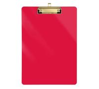 Crimson Solid Color Pure Plain Organizer with clipboard Standard Hole for Football Softball Coaching Size 9 x 12 Gold