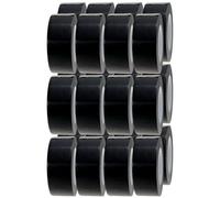 Crimson Starfish Black Duct Tape | 24 Rolls of 48mm x 45m Gaffer Tape | Water Resistant Duct Tape | Adhesive Tape Multi-Use for Indoor/Outdoor | Strong Adhesive Tape