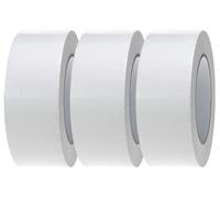 Crimson Starfish White Duct Tape | 3 Rolls of 48mm x 45m Gaffer Tape | Water Resistant Duct Tape | Adhesive Tape Multi-Use for Indoor/Outdoor | Ultra Strong Adhesive Tape