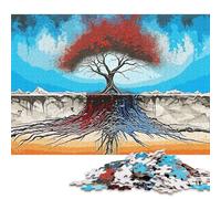 Crimson Tree Puzzle for Adults And Teenagers 1000 Pieces Puzzles for Teenagers Gifts Game Toys for Adults 1000pcs (75x50cm)