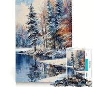 Crimson Twilight Jigsaws 1000 Pieces for Adults Sharp Brain Perfect Connection Family Bond Art Work (50x75cm)