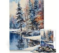 Crimson Twilight Puzzle for Teenagers 1000 Pieces Creative Play Stress Less Fun Challenge Art Decor (38x26cm)