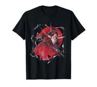 Crimson Vampire Hunter Portrait Red Moon Aesthetic T-Shirt