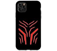 Crimson Veins Abstract Tech Energy Flow Pattern Case for iPhone 11 Pro Max