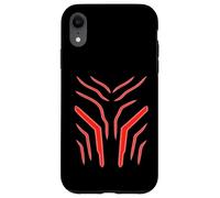 Crimson Veins Abstract Tech Energy Flow Pattern Case for iPhone XR