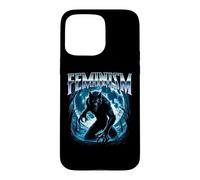 Cringe Wolf Feminism Funny Alpha Werewolf Meme Feminist Rage Case for iPhone 15 Pro Max