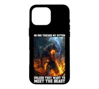 Cringe Wolf Kitten Meme Cringy Alpha Wolf Case for iPhone 16 Pro Max