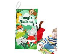 Crinkle Animal Books - Fabric Soft Toddler Cloth Books,Sensory Toys and Activity Books for Boys and Girls 3-18 Months, for Early Education Neamou