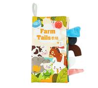 Crinkle Animal Books - Touch and Feel Crinkle Cloth Books,Sensory Toys and Activity Books for Boys and Girls 3-18 Months, for Early Education Vencente