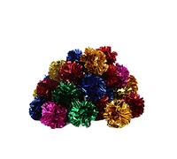 Crinkle Balls for Cats, 30PCS Pet Toy Multicolor Plastic Shiny Cat Cats, 30 Packs Kittens Old Playing and Exercising