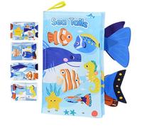 Crinkle Books, Cloth Books | Tails Book Cute Sensory Books for | Interactive Books for Preschool Learning Toys Resist