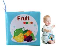Crinkle Books | Crinkle Washable Chewable Book | Comfortable Touch Feel, Fabric Activity Book Tear-Resistant Pages for Teething