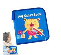 Crinkle Books For Babies,Babys Crinkle Book,Fabric Baby Books with Clock Soft Babies Activity Book | Band Toys, Sensory Books for Early Childhood Development, Outdoor Travel