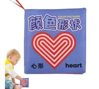 Crinkle Books for Babies, Portable Soft Baby Books,Teething Toys Soft Cloth Crinkle Early Education Farm Toy Touch and Feel Crinkle Cloth Books Washable Crinkling Fabric Pages