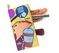 Crinkle Books for Kids - Soft Squeaky Chewable Educational Travel Toys | Kids Activity Book,for Children Kindergarten Playroom Activity Center Preschool Home Play Birthday Party Indoor Outdoor