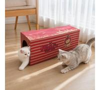 Crinkle Cat Sack,22.8x 8.6 Inch Heavy-Duty Hide Toy for Cats & Dog