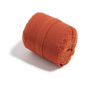 Crinkle Chiffon Ribbon， Chiffon Ribbon 5 Meter Roll 4cm Width Multicolor Frayed Edge(Orange)