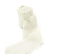 Crinkle Chiffon Ribbon， Chiffon Ribbon Polyester Raw Edge Multicolor 5M By 4CM(1453873)