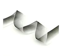 Crinkle Chiffon Ribbon， Organza Ribbon 5 Yards 25mm Multicolor(Black-White)