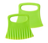 Crinkle Chip Cutter, Vegetable Chip Cutter, Kitchen Corrugated Chopper Tool for Vegetables, Multifunctional Potato Soap Cutting Tool, 2x Crinkle Chopper for Cutting