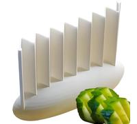 Crinkle Chip Cutter - Wavy Chip Cutter Tool | Portable 3D Crinkle Chip Cutter Tool for Meal Salad Sushi, Chips, Lunch Prep, Cooking, Camping