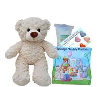 Crinkle Cream Teddy Bear - Soft Plush Toy - 16 inch / 40cm - Build your own Teddy Bear Kit