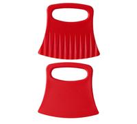 Crinkle Cutter - PP 10x9cm | Two Wedge-Shaped Crinkle Chip Cutter with A Wavy | Wave Cutter1 | Handheld Kitchen Slicing Tool for Cut Vegetables Fruits Potatoes Snacks Decorative Wavy Cutting