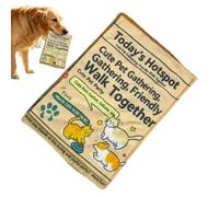 Crinkle Dog Toy Soft Newspaper Chew Bite-Resistant Interactive Toys