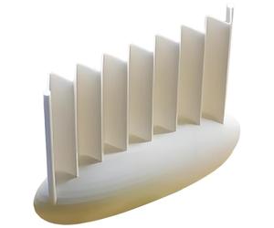 Crinkle Fry Cutter - Wave Slicer for the Kitchen, Multifunctional Crinkle with 3D Printing | Commercial Cooking, Food Preparation, Camping, Salad Preparation, Sushi Preparation Tool, Usage