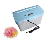 Crinkle Paper Shredded Cutter, Automatic Shredded Paper Cutter for A4 Paper, 25g/70g, 7.5L Capacity with Visible Transparent Window for Birthday, Weddings, Festival Crafts