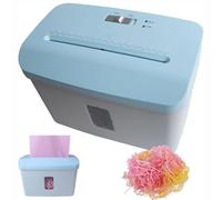Crinkle Paper Shredder, 7.5L Automatic Zig Zag Cutter with Transparent Window, Ideal for Gift Box Hamper Crafts, Shreds Raffia Paper and A4 Paper