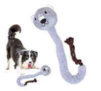 Crinkle Pet Plaything - 25.2IN Cotton Animal Retriever, Durable Bite Entertainment, Soft Training Accessory | Small Medium Large Breed Backyard Camping Walking Vacation Bonding Activities