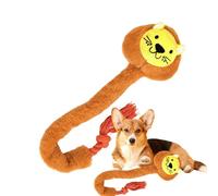 Crinkle Pet Plaything - 25.2IN Cotton Animal Retriever, Durable Bite Entertainment, Soft Training Accessory | Small Medium Large Breed Backyard Camping Walking Vacation Bonding Activities