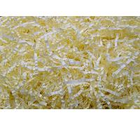 Crinkle Zig Zag Shredded Packing Paper - Gift Hamper Basket Fill Packaging - CREAM (1kg)