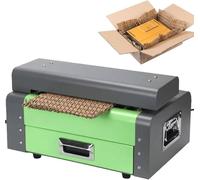 Crinkled Paper Honeycomb Cardboard Cutting Small Waste Carton Paper Shredder Machine, Kraft Corrugated Paper Cushion Expanding, 325mm Cutting Width, Rotary Switch