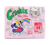 Crinklz FairyTale Nappies with Foil - Size M - Pack of 15