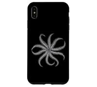 Crinoid Fossil Illustration Paleozoic Sea Lily Paleontology Case for iPhone XS Max