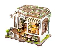 CRIOLPO DIY Miniature House Kit, Miniature Doll House Kit, 3d Wooden Craft Model Kit With Furniture, Tiny House Model Kits, Tiny House Pet Shop, Ideal For Creating A Charming Scene - Kelly'S Pet Shop