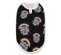 Crippling Depression Is My Super Power Cute Dog Clothes Costume Cat Pajamas Puppy Gift Pet Sweater Coat Jacket