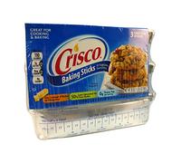 Crisco All Vegetable Shortening Sticks Great For Cooking 3 x 1 Cup Sticks Pack 567g