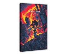 Crisis City Art Poster Canvas Poster Bedroom Decor Landscape Office Room Decor Gift 20x30inch(50x75cm)